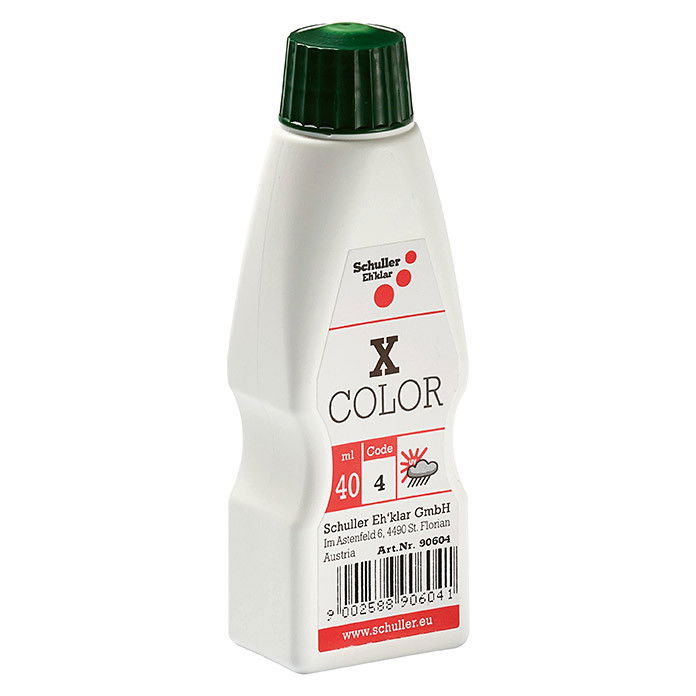 Schuller X-COLOR fény- és időjárásálló színező, 40 ml, erdőzöld termék fő termékképe