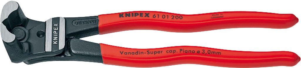 Csapszeg-homlokcsípő fogó, PVC nyél 200 mm/1,0-6,0mm termék fő termékképe