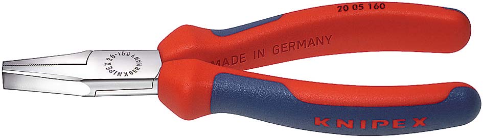 Laposfogó rövidcsőrű, többkomponensű nyél 140 mm, krómozott fej termék fő termékképe