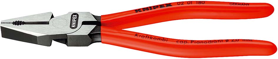 KNIPEX Egyetemes fogó erő, polírozott fej, PVC nyél 225 mm termék fő termékképe