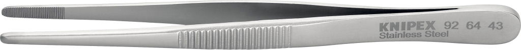Precíziós csipesz, egyenes, INOX, 7312.SA.B 120 mm, tompa 2,7 mm, recés hegy termék fő termékképe