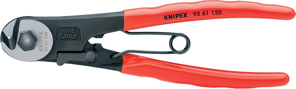 Drótkötél vágó olló ( bowden ), PVC nyél 150 mm, d=3 mm termék fő termékképe