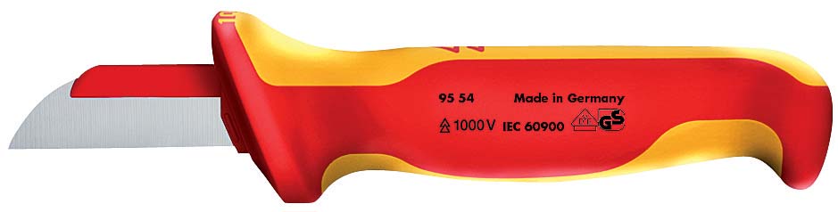 Szigetelt kábelkés, egyenes penge 1000V 190 mm termék fő termékképe
