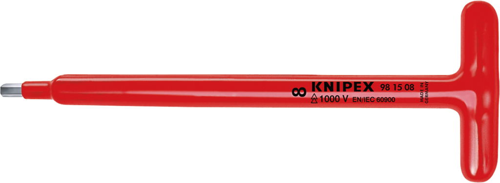 Szigetelt hatszögkulcs, T-nyelű, 1000V 5,0 x 250 mm termék fő termékképe