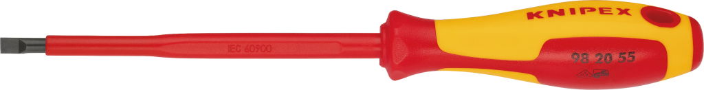 Szigetelt csavarhúzó, lapos, 1000V 125x 5,5x 1,0 termék fő termékképe