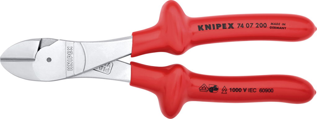 Szigetelt oldalcsípő fogó, ero, mártott nyél 1000V 250 mm termék fő termékképe