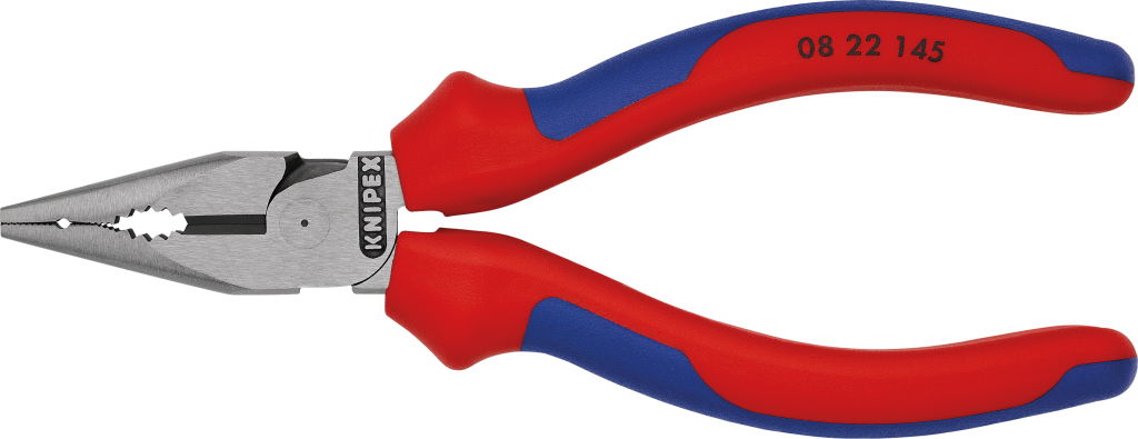 Egyetemes fogó, hegyes fejjel 145 mm, kétkomponensű nyél, polírozott termék fő termékképe