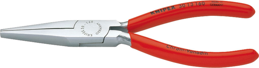 Laposfogó hosszúcsőrű, krómozott fej, PVC nyél 160 mm termék fő termékképe