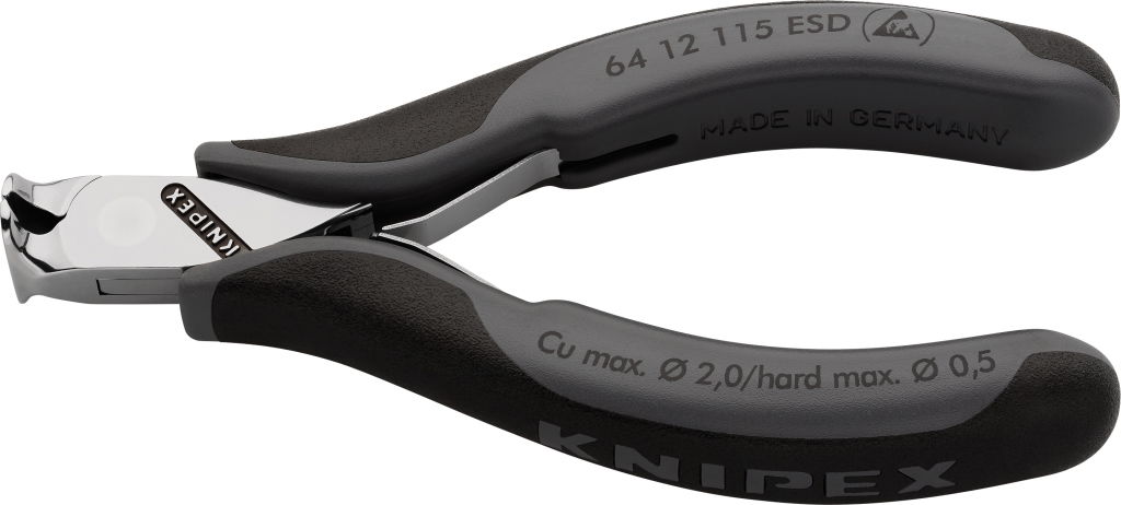 Elektronikai homlokcsípő fogó ESD 115 mm/0,5-2,0 mm termék fő termékképe