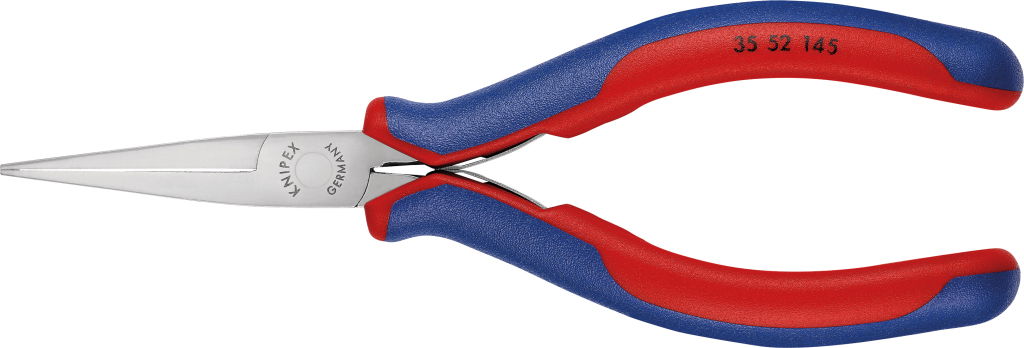 Elektronikai laposcsőrű fogó, kétkomponensű nyél 145 mm termék fő termékképe