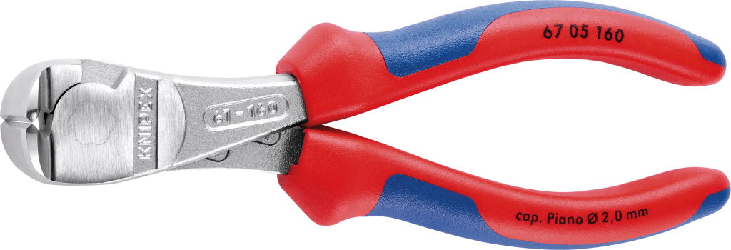 Homlokcsípő fogó ero, krómozott 200 mm/2,5-5,0mm, kétkomponensű nyél termék fő termékképe