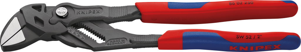 Fogókulcs, párhuzamos pofákkal, kétkomponensű nyél 180 mm /40 mm, barnított termék fő termékképe