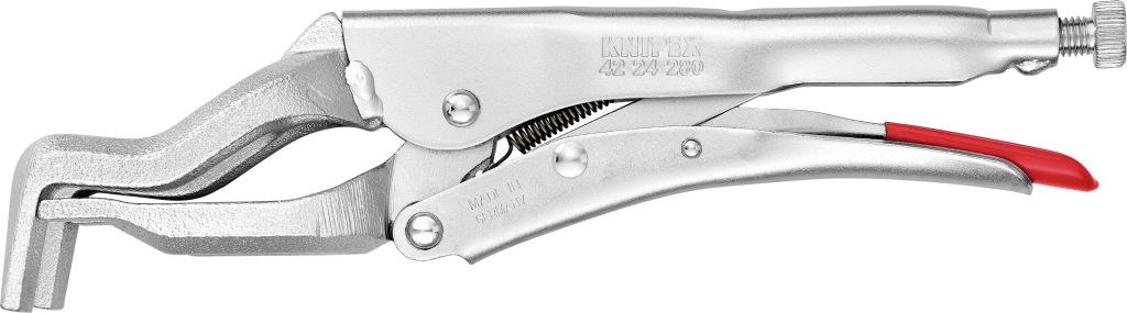 Önzáró hegesztofogó, U alakú pofák csőhöz 280 mm/10-70 mm termék fő termékképe