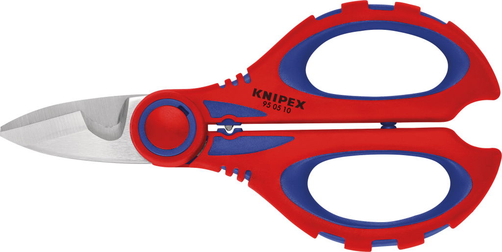 Műszerész olló, műanyag nyéllel 160 mm, krimpelés max:6 mm2-ig termék fő termékképe