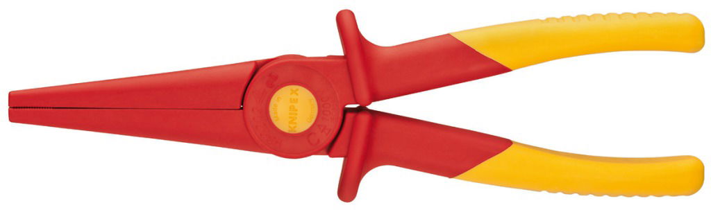 Szigetelt félkerekcsőrű fogó, műanyagból 1000V 220  mm termék fő termékképe