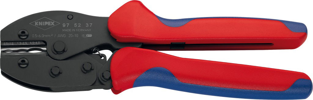 Áttételes krimpelő fogó "PreciForce" 0,5-6,0 mm2, AWG20-10  szigeteletlen saruhoz termék fő termékképe