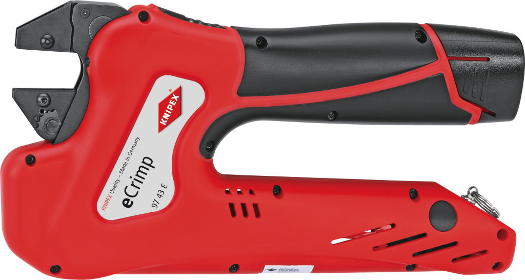 Akkumulátoros krimpelő fogó, betét nélkül Li-Ion akku, 12V/3Ah termék fő termékképe