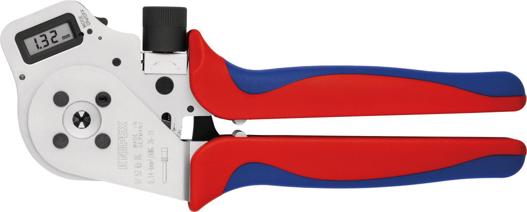 Digitális önebálló krimpelő fogó, 4 tüskés 0,14-6,0 mm2, AWG26-10 csavart érintkezőhöz termék fő termékképe