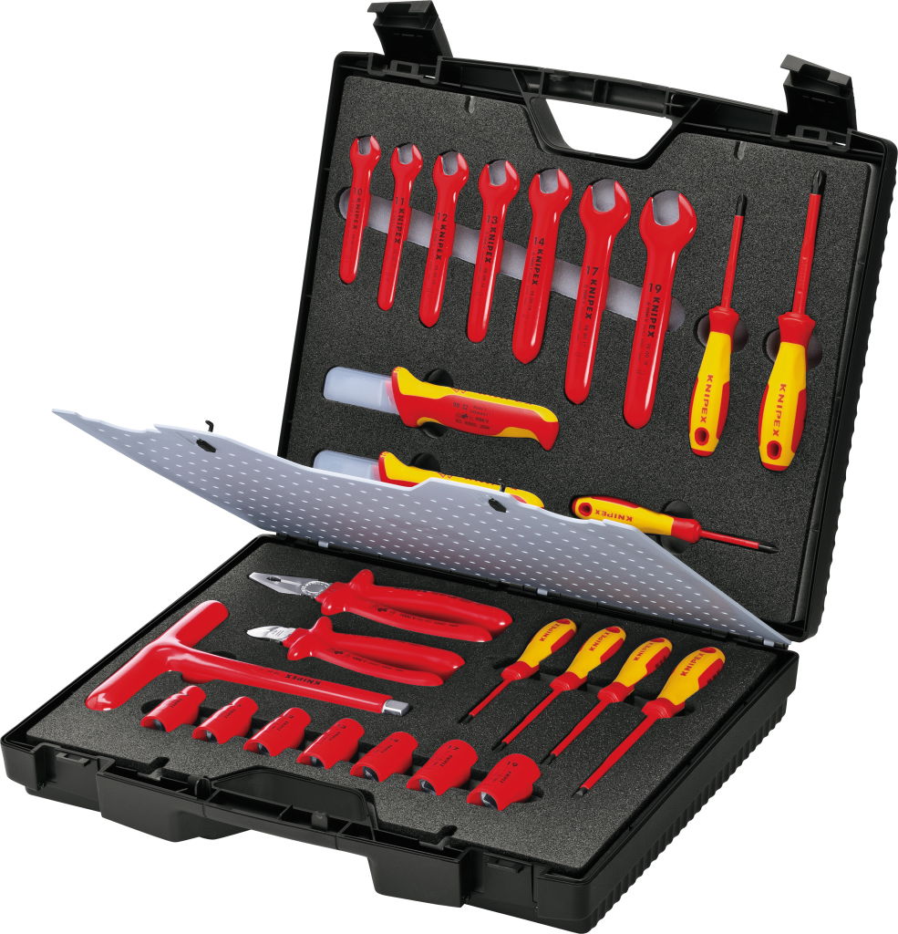 Szigetelt szerszámkészlet, műanyag kofferben 26 részes 1000 V termék fő termékképe