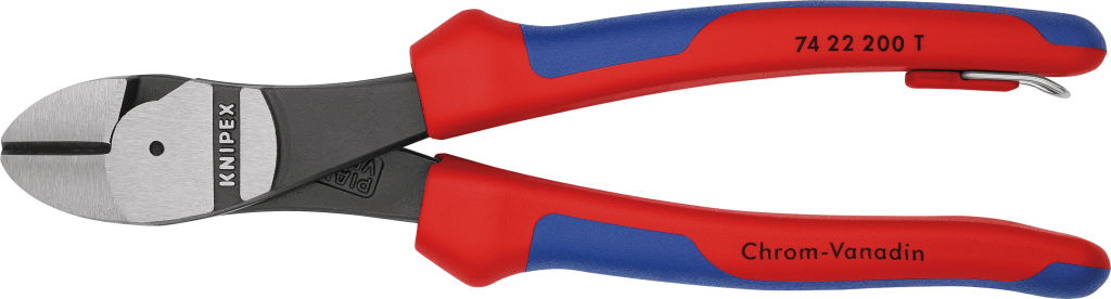 Oldalcsípő fogó ero polírozott, kétkomponensű nyél 200 mm/2,5-4,2mm, 12°-os fej, leesés ellen biztosí termék fő termékképe