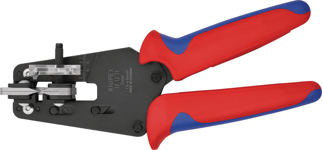 Huzalcsupaszító fogó teflon és szoláris kábelekhez 195 mm, AWG19-9, 1,50-6 mm2 termék fő termékképe