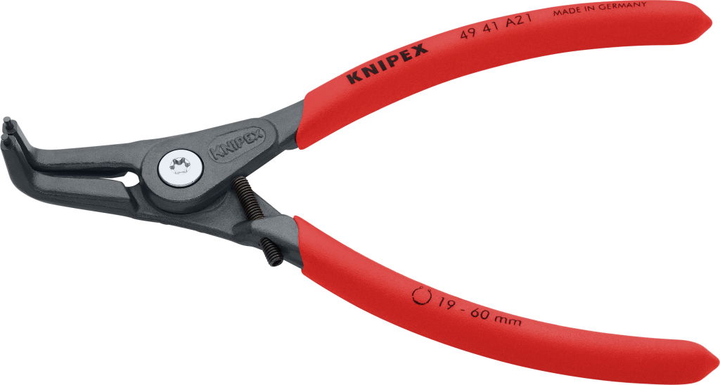 Seegergyűrű fogó, precíziós KH 90°-os, PVC nyél A21 165 mm, 19- 60 mm termék fő termékképe