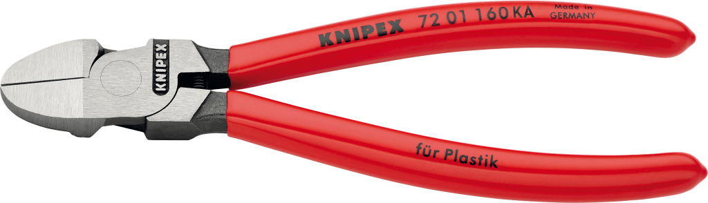 Oldalcsípő fogó, műanyaghoz, PVC nyél, kerek fej 160 mm termék fő termékképe