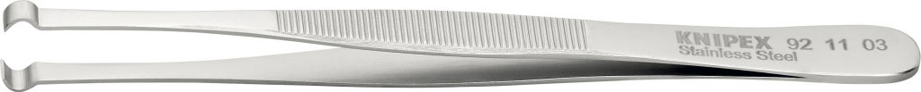 Precíziós szerelő csipesz, egyenes, INOX 122 mm, kerek hegy 4,0 mm, 572.SA.B termék fő termékképe
