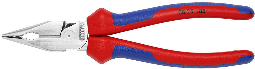 Egyetemes fogó, hegyes fejjel 185 mm, kétkomponensű nyél, krómozott termék fő termékképe