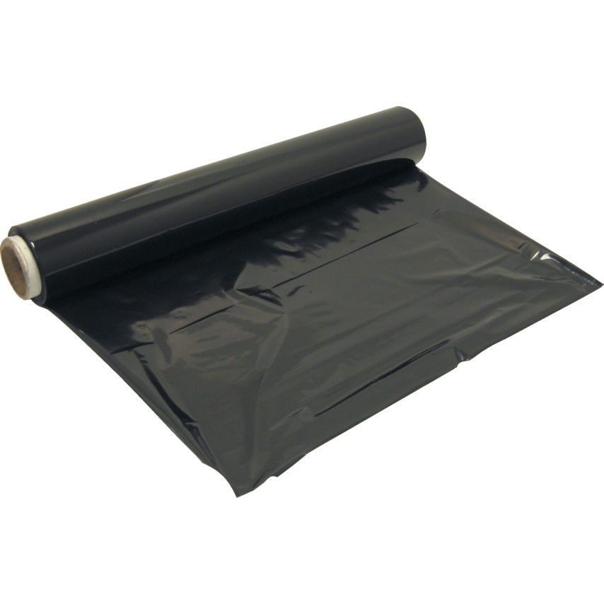 FÚJT CSOMAGOLÓ FÓLIA 100mm x 150M 25 MICRON fekete termék fő termékképe