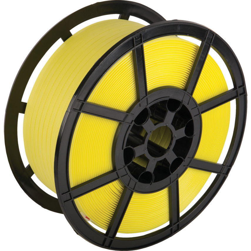 TT55YEL 12mm x 0.9mm x 1000M polipropilén pántolószalag sárga termék fő termékképe