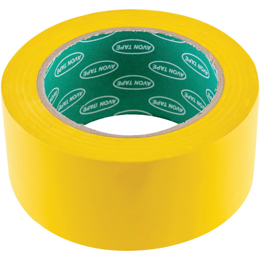 50mm sárga figyelmeztető szalag termék fő termékképe