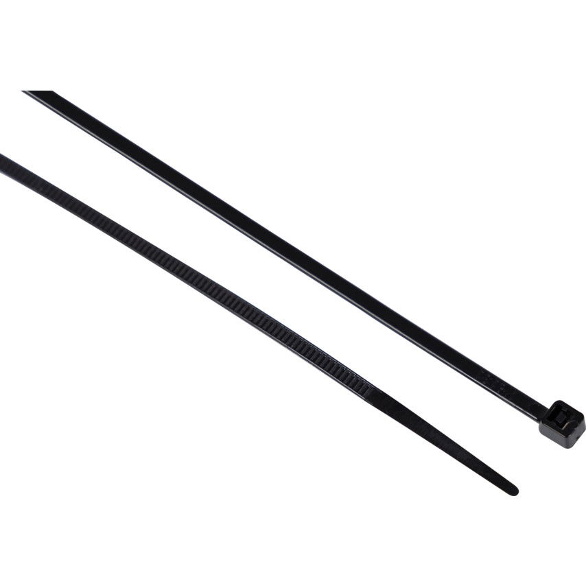 Fekete kábelkötegelő 2.5x100mm (PK-100) termék fő termékképe