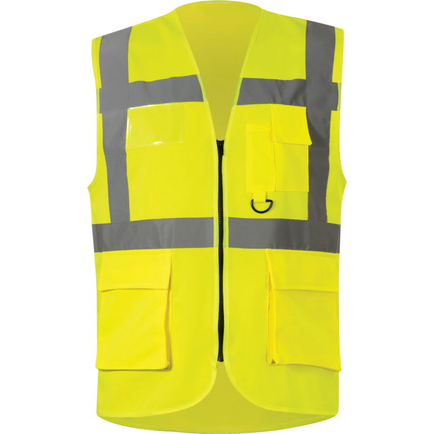 HI-VIS láthatósági ÜGYVEZETŐ kabát közepes termék fő termékképe