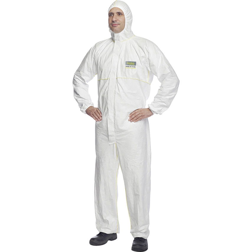 TYVEK 200, 5-ÖS és 6-os típusú, kapucnis overál SIZE XL termék fő termékképe