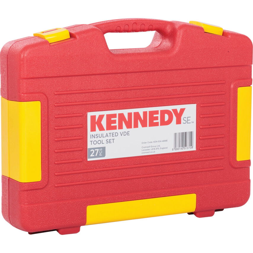 Kennedy SE 1. készlet – 27 részes, 3/8" meghajtás(piros tok) termék fő termékképe