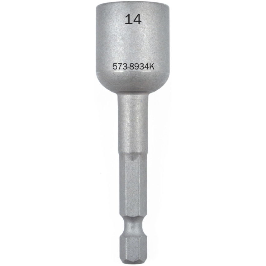 14mm x 65mm mágneses HATLAPÚ csavarozófej 1/4" DR termék fő termékképe