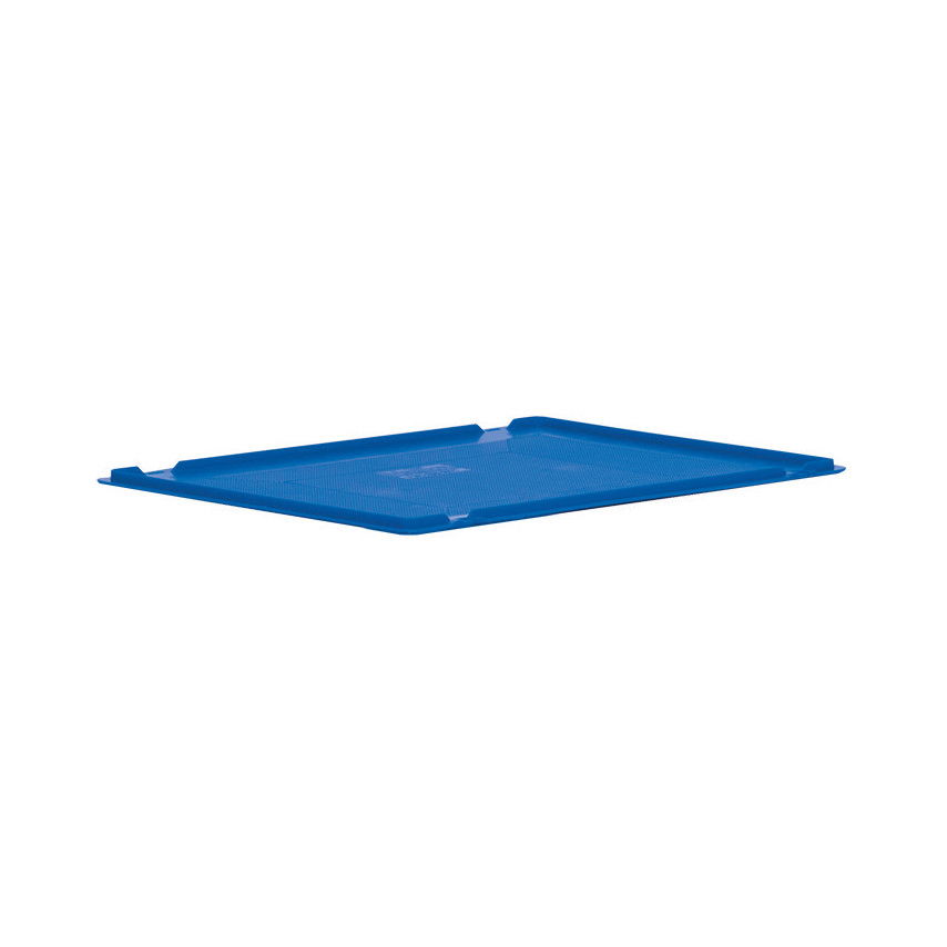 600x400mm EURO kék tárolódoboz fedél termék fő termékképe