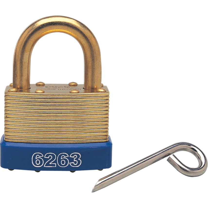 46x25mm laminált sárgaréz 4NO KOMBINÁCIÓS lakat termék fő termékképe
