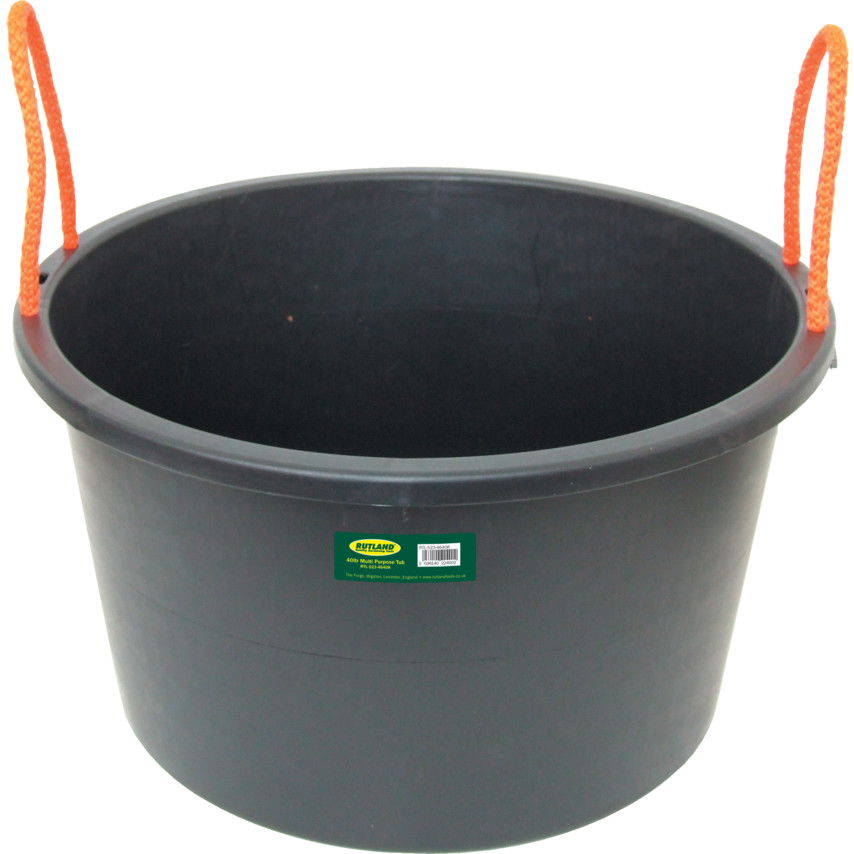 40LTR RUTLAND többcélú fekete VÖDÖR termék fő termékképe