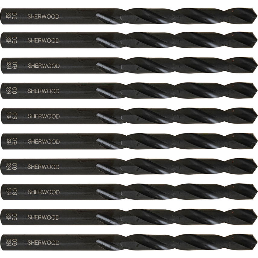 6.00mm hengeres szárú csigafúró, normál hossz HSS termék fő termékképe