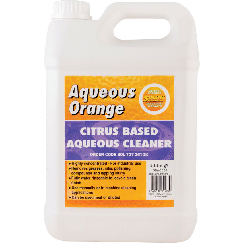 AQUEOUS narancs CITRUS ALAPÚ VIZES ZSÍRTALANÍTÓ 5 L termék fő termékképe