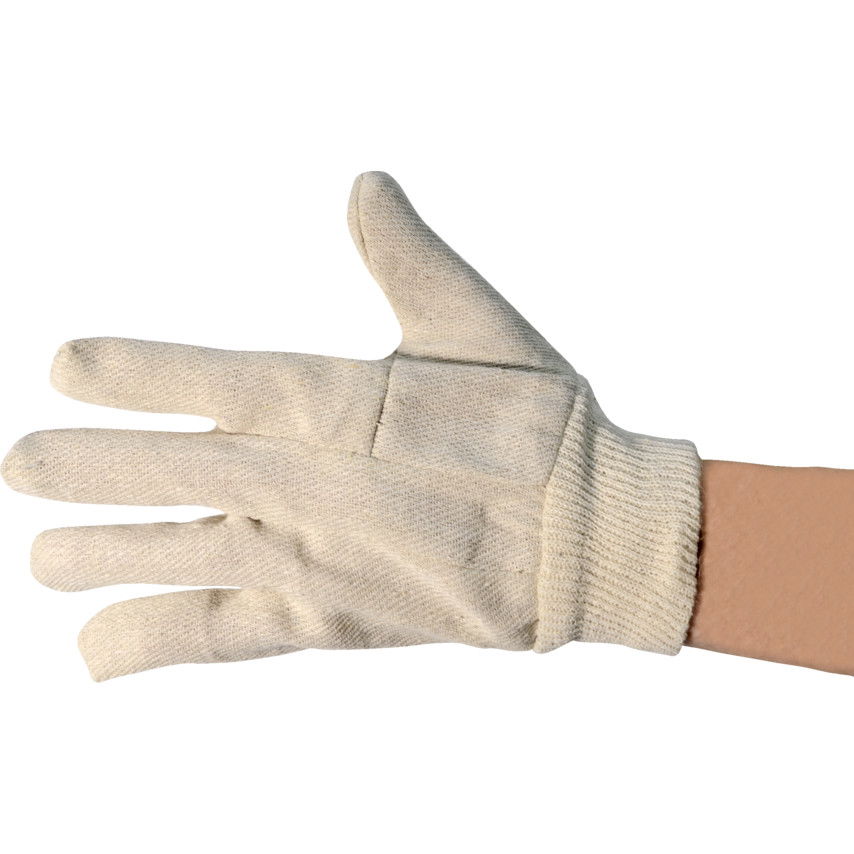 PAMUT VÉDŐKESZTYŰK KÖTÖTT CSUKLÓRÉSSZEL 6OZ (FÉRFI) SZ-10 (PK-12) termék fő termékképe