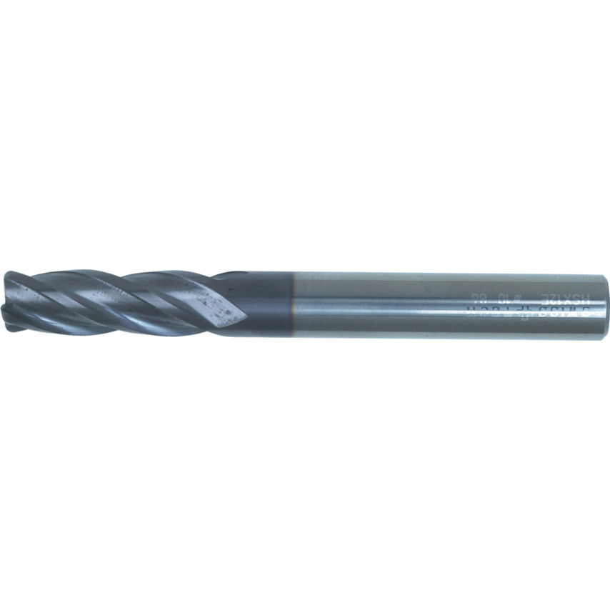 8x1.0mm négyélű hengeres szárú lekerekített sarkú keményfém ujjmaró Q bevonattal termék fő termékképe