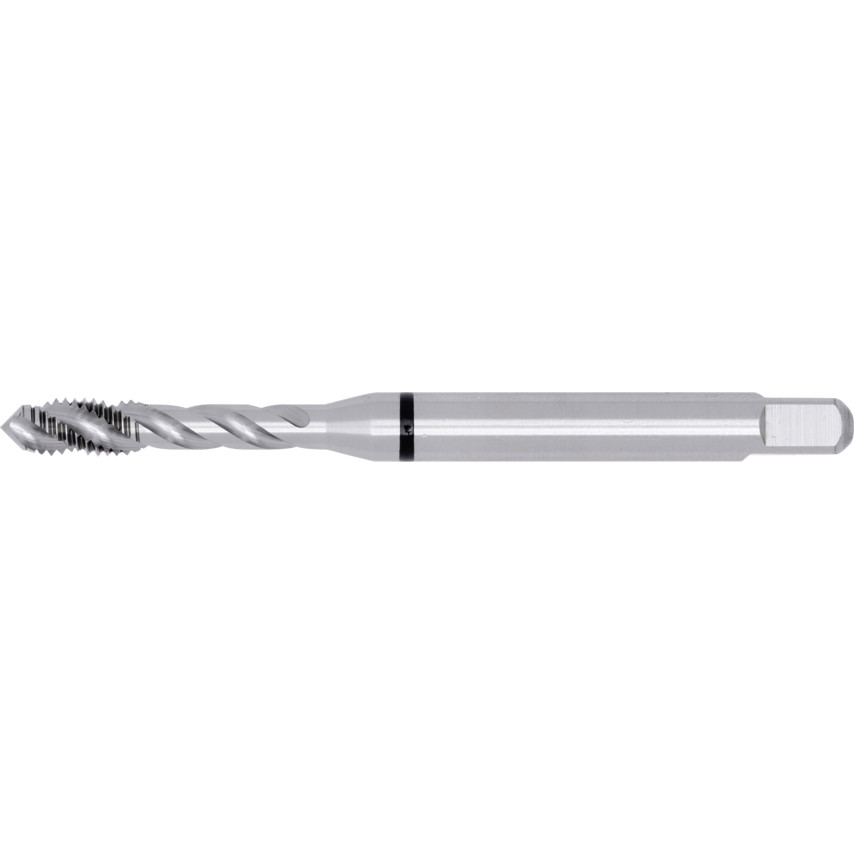 M5x0.8 fekete gyűrűs HSS-E csavart hornyú gépi menetfúró termék fő termékképe