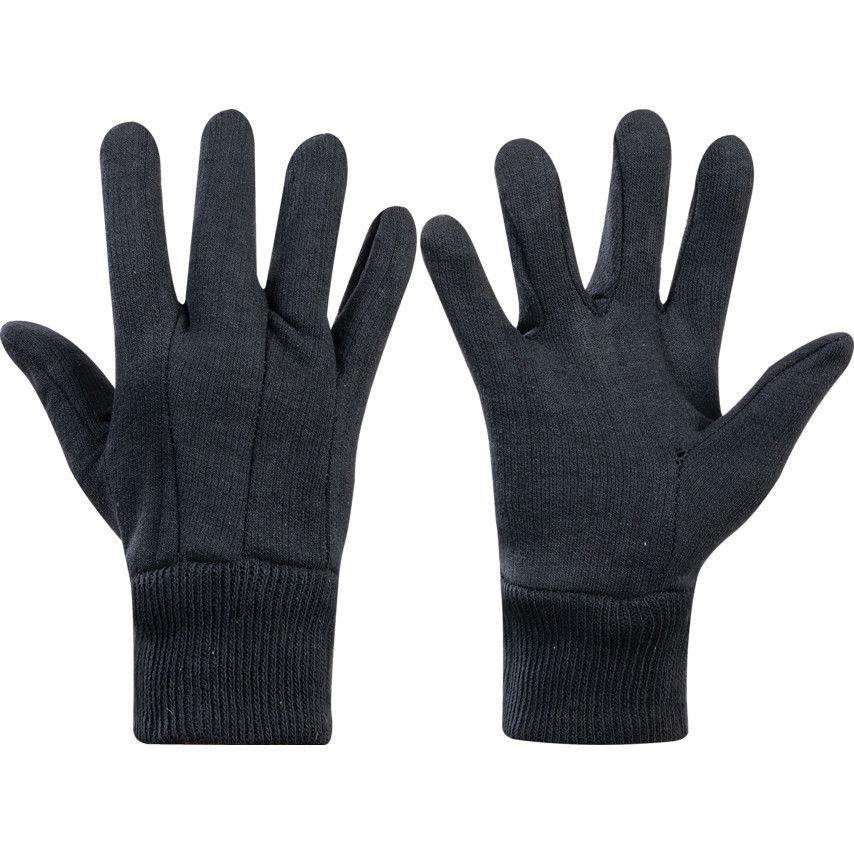 Fekete BÉLELT TEXTIL kesztyű 10 termék fő termékképe