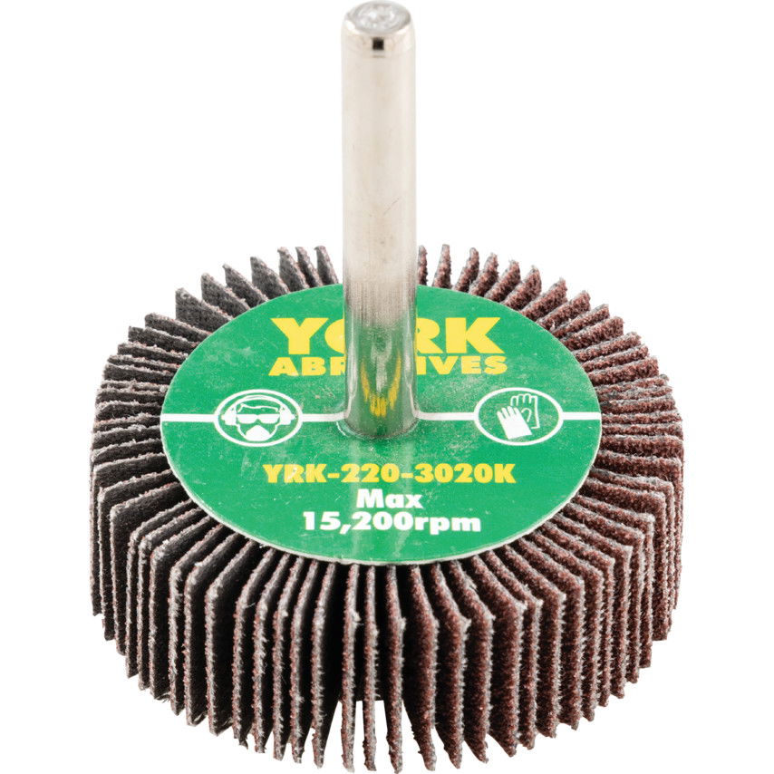 50x15mm AL-OX lamellás csapos CSISZOLÓKORONGP80-6mm szárral termék fő termékképe
