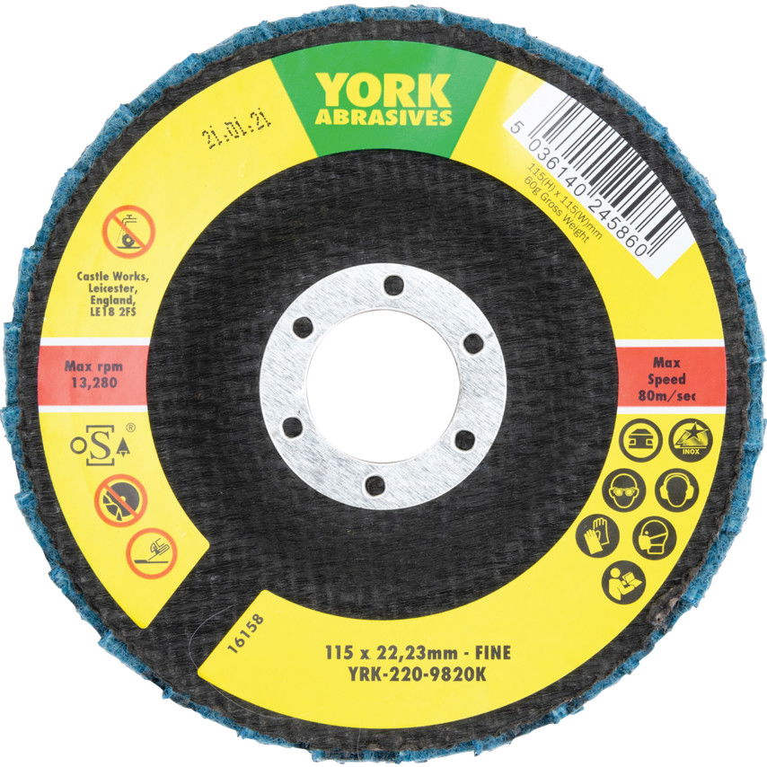 115x22 mm polírozó lamellás csiszolókorong finom termék fő termékképe