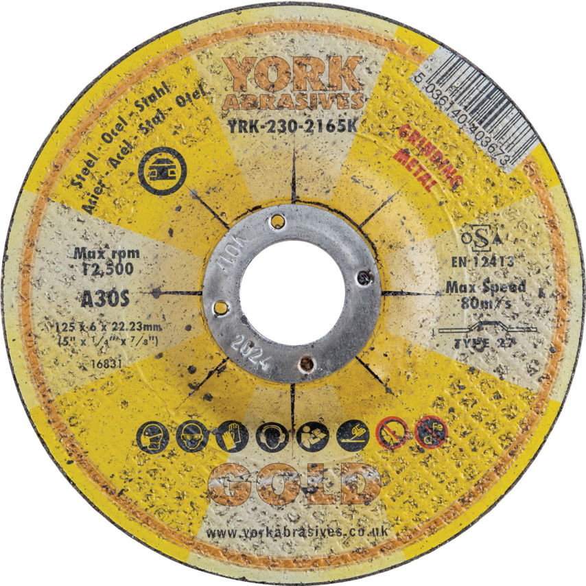 125x6x22.23mm A30S DPC TISZTÍTÓKORONG termék fő termékképe