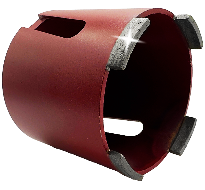 Abraboro Komplett gyémántszemcsés dobozfúró (koronafúró) SDS-plus befogással, Ø 68 mm termék fő termékképe